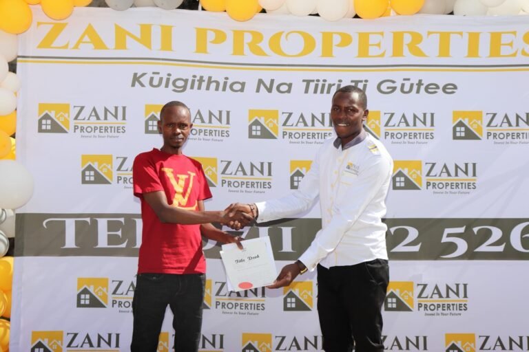 Zani Properties: Buy cheap residential plots in Kenya with Ready Title Deeds